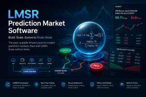 LMSR Prediction Market Software: How to Build a Scalable Platform That Can Evolve Into an Order Book